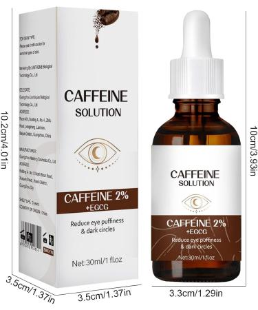Caff inee Eye Serums Under Eye Cream For Reduce Circles And Puffy Eyes Caff ine Eye Cream Anti-Aging For Eye Contour Pigmentation & Puffiness Eye Bags Removal Fade Fine Lines 30ml - Buy Online on GoSupps.com