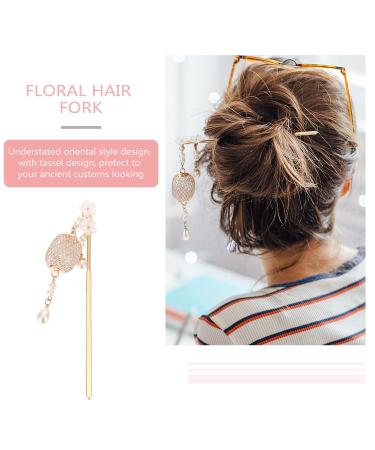 Retro Chinese Hair Rod Flowers Tassage Hairsticks | Elegant Hair Pins for Women & Girls - Buy Online on GoSupps.com