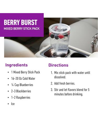 Isopure Clear Protein Stick Pack Mixed Berry 20 Count (Pack of 1) - Buy Online on GoSupps.com