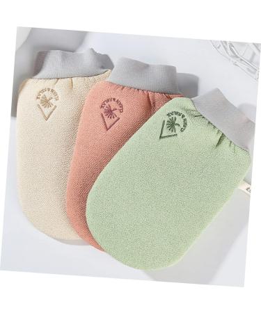 Healeved Double Sided Bath Gloves 2pcs - Body Wash Scrubber for Adults & Kids - Korean Exfoliating Shower Mitt - Cleansing Back Scrubber - Buy Online on GoSupps.com