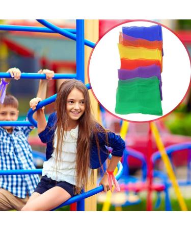 Buy Fukpo 6-Piece Chiffon Towel Set - Vibrant Performance Silk Scarves for Dance & Kids | International Shipping Available - Buy Online on GoSupps.com