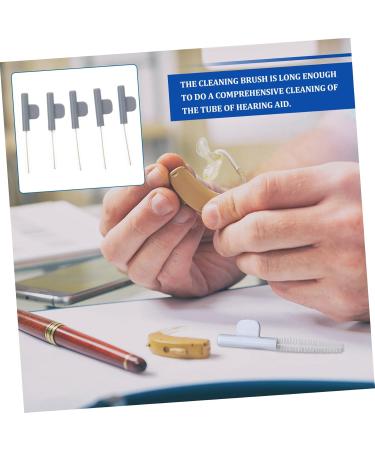 Gleavi 5-Piece Cleaning Brush Set for Hearing Aids | Household & Power Supply Maintenance Tools | Gray Pipe Cleaner Accessories - Buy Online on GoSupps.com