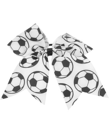 FOMIYES Bow Hair Ties for Girls Hair Bow Ties Bow Elastic Ponytail Holders Hair Ribbon for Girl Bow Girl Hair Ties Bows for Hair Soccer Ribbon Thread Webbing Tie The Head Child Elasticity