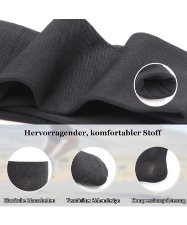 Buy Vegcoo 4 Couple Compression Stockings - Men's & Women's Thrombosis Socks for Sports Cycling | Black L/XL - Best International Shipping - Buy Online on GoSupps.com