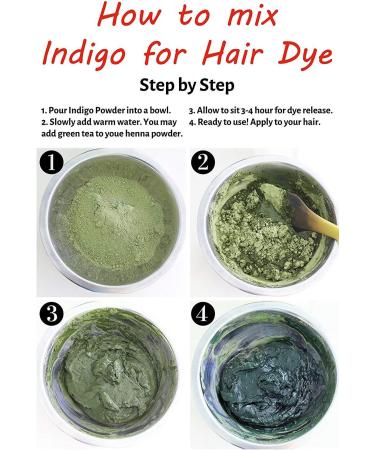 Indigo Powder (INDIGOFERA TINCTORIA) For Hair (PACK OF 2) (200 Grms) 0.44 LB (External Use) - Buy Online on GoSupps.com