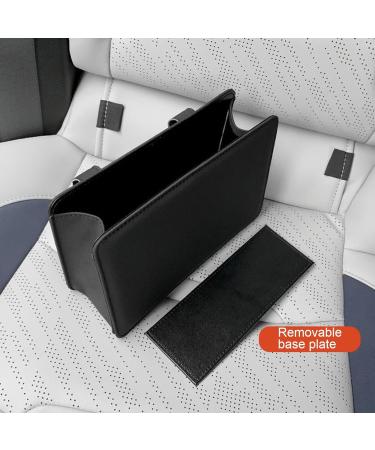 utaxuper Car Dustbin Small Mini Foldable Multi-Purpose Hanging Car Organizer Trash Bin Wine Red - Buy Online on GoSupps.com