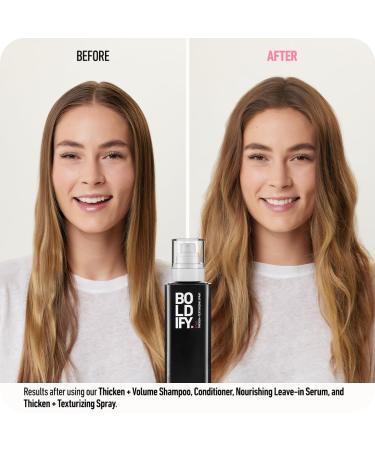 BOLDIFY Hair Thickening Spray - Instantly Thicken Hair - Stylist Recommended Volumizing Spray for Women & Men - Fine Hair Thickener - 8 oz - Buy Online on GoSupps.com