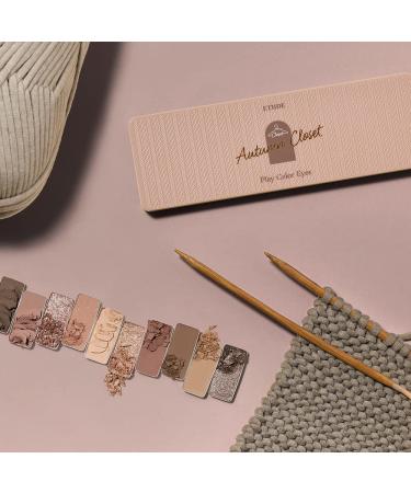 ETUDE Play Color Eye Shadow Autumn Closet - 10 Shades (0.03 oz each) for Vibrant Fall Looks - Buy Online on GoSupps.com