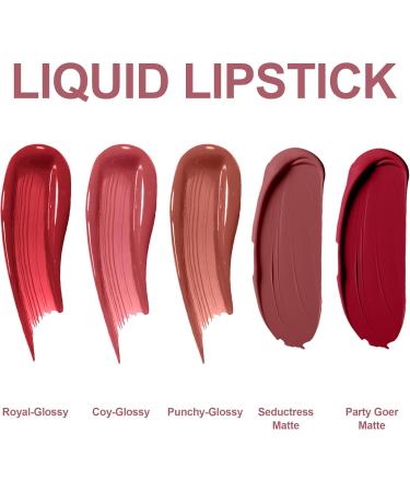 Rouge L vres Liquide FV Haute Pigmentation Finition Brillante Hydratation Intense Longue Dur e Teinte Royal-Glossy - Buy Online on GoSupps.com