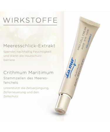 La Mer Platinum Skin Recovery Pro Cell Cream Eye - Intensive Anti-Aging Eye Cream for All Skin Types - 15ml - Buy Online on GoSupps.com