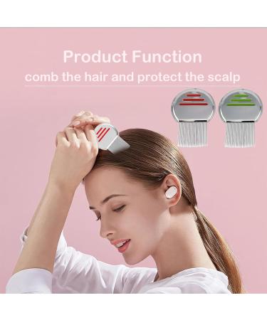 Nitty Gritty 3pcs Stainless Steel Lice Nit Comb Set - Professional Head Lice Treatment Tool for Removing Nits and Louse - Buy Online on GoSupps.com
