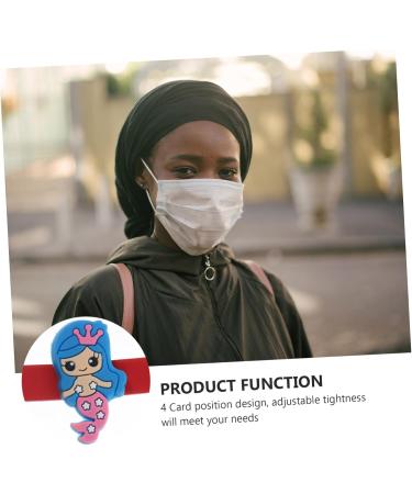 Ipetboom 30 StK Anti-Snag Earloops | Anti-Sausage-Mask Lanyards & Sweet Extension Ear Straps | Durable Decor Hanging Lanyards with Slide Hook for Masks - Buy Online on GoSupps.com