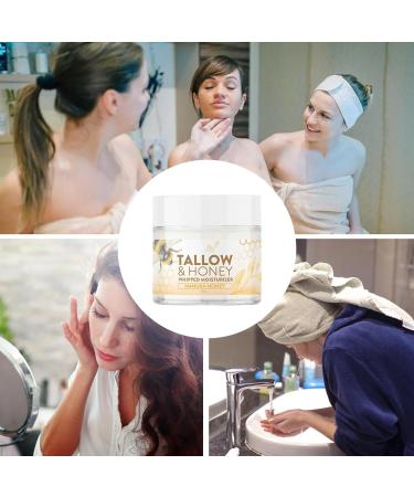 Jvjggag Tallow Honey Face Cream Moisturizer skin reassures numerous creams nurturing hydrating creams for the skin 60 g moistureinputing cream for the sensible skin smoothmaking talgoning - Buy Online on GoSupps.com