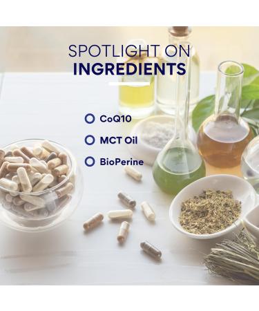 Research Verified CoQ10-100% Pure Extra Strength 300mg CoQ10 Improved Absorption and Bioavailability with Bioperine - Boost Antioxidant Levels, Improve Cardiovascular Health, 180 Vegan Capsules 60 Count (Pack of 3) - Buy Online on GoSupps.com