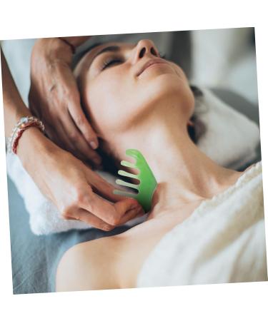 Beavorty 2-in-1 Massage Comb & Gua Sha Scraper Tool - 8 Teeth Body & Scalp Massager for Natural Healing - Buy Online on GoSupps.com