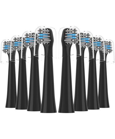 Replacement Toothbrush Heads for Colgate Hum Smart Electric Toothbrush - 8 Pack Black | Compatible Durable & Affordable - Buy Online on GoSupps.com