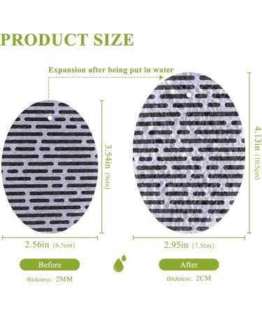 3-Pack Cleaning Kitchen Sponges Oval Purple Black Stripe Kitchen Cellulose Dishwashing Wood Pulp Cotton - Buy Online on GoSupps.com