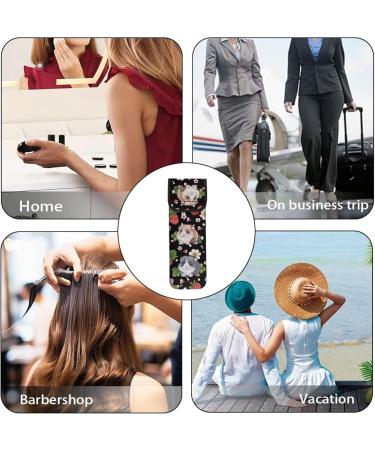 Yzaoxia Women's Guinea Pig Curling Iron Holder | Hot Tools Travel Bag & Neoprene Curler Storage Pouch - Stylish Organizer for Hair Straighteners & Curling Wands - Washable Roomy Black Sleeve - Buy Online on GoSupps.com