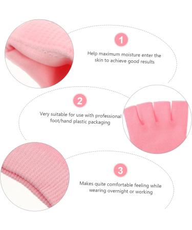 Mikinona 2 Pairs Gel Gloves Dry Hand Gloves Moisturizing Hand Gloves Cotton Moisturising Gloves Moisturising Gloves for Hand Moisturizing Gloves Dry Hands Half Finger Gloves Dipping 16X13X1CM - Buy Online on GoSupps.com