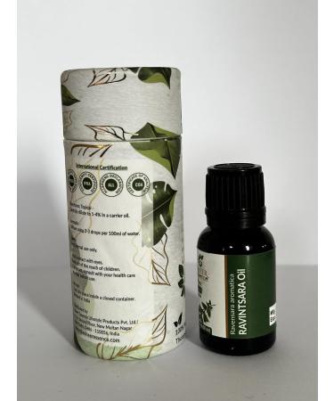 Ravintsara (Ho Leaf) Oil 15 ML - 100% Pure Natural Cinnamomum Camphora Essential Oil | Therapeutic Grade Undiluted & Uncut - International Shipping Available - Buy Online on GoSupps.com