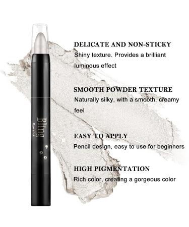 BOOBEES Eyeshadow Pencil Crayon - Waterproof Cream Eyeshadow Pen for Glittering Eye Makeup (Shade 01#) - Easy Application Perfect for Everyday Use - Buy Online on GoSupps.com