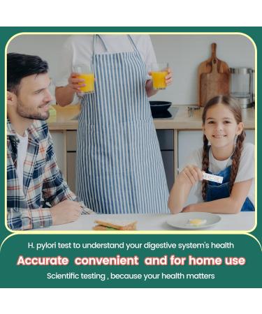 Accufast Helicobacter Pylori Quick Test - At-Home H.Pylori AG Stool Test Kit for Accurate Infection Self-Testing - Buy Online on GoSupps.com