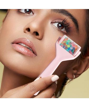 Besreey Ice Face Roller Ice Facial Roller for Eyes | Colorful Ice Facial Roller for Face Eyes Womens Face Massager Roller for Daily Face Skincare Pink - Buy Online on GoSupps.com