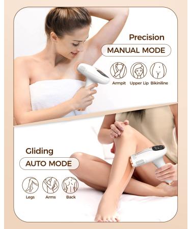 Laser IPL Hair Removal Device for Women & Men | Professional At-Home Hair Remover with 999,999 Flashes - Buy Online on GoSupps.com