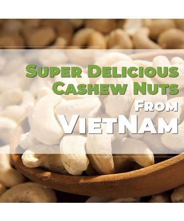 Hansia Organic Keto Kosher Vegan Cashews - 1 lb Pack - Dry Roasted Unsalted Superfood, Gluten-Free, Fresh, Healthy Snacks - High Protein, Fiber, Vitamin, and Iron - Buy Online on GoSupps.com