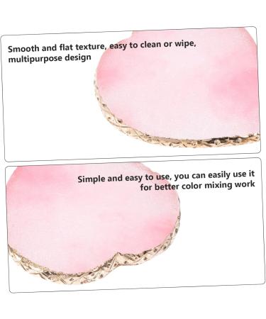  WOONEKY WOONEKY Multifunctional Manicure Mixing Board Heart-Shaped Foundation Mixing Tray for Nail Polish Art - Buy Online on GoSupps.com