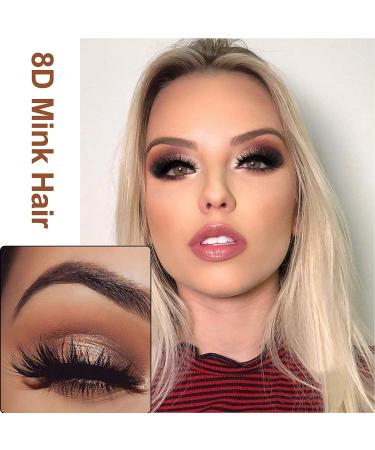 Shop 3D/8D Natural Thick Long Handmade Eyelashes - 7 Pairs Black Lashes for Makeup & Cosplay | International Shipping Available - Buy Online on GoSupps.com