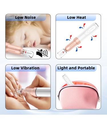 Electric Nail Drill Machine for Gel and Acrylic Nails | Portable USB Efile Set for Manicure Pedicure | White Gold Nail Tools - Buy Online on GoSupps.com