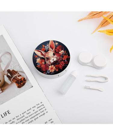 Buy Easter Bunny Print Contact Lens Case - Travel Care Box for Lenses | International Shipping Available - Buy Online on GoSupps.com
