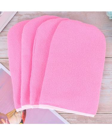 Healeved Paraffin Wax Gloves 2 Pairs Bath Treatment Mitt Insulated Gloves Hand Spa Cover Hand Treatment Mitts Paraffin Pink Take a Bath Hot Wax - Buy Online on GoSupps.com