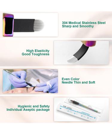 Charme Princesse 10 Pcs Disposable Microblading Pen 18 U-shaped Manual Eyebrow Pens - Sterilized Blade Tools for Eyebrow - ZYH2210001KIT-FBA - Buy Online on GoSupps.com