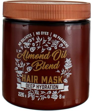 Aveeno Almond Oil Hair Mask 8oz Jar (2 Pack) - Deep Hydration Treatment - Buy Online on GoSupps.com