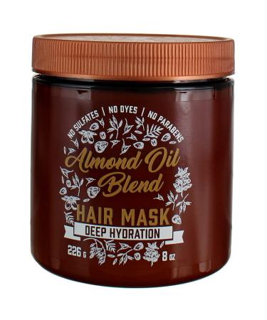 Aveeno Hair Mask Almond Oil Blend 8 Ounce Jar (Deep Hydration) (2 Pack)