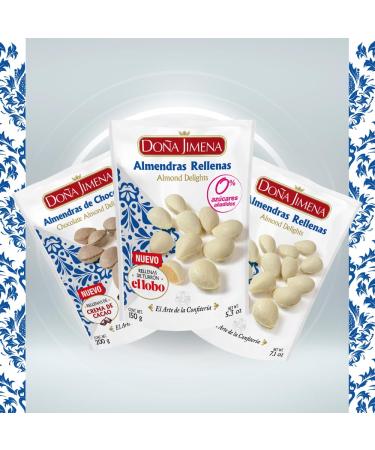 DO A JIMENA Almonds with Turr n Filling - Artisan Christmas Sweet 200g | High-Quality International Shipping - Buy Online on GoSupps.com