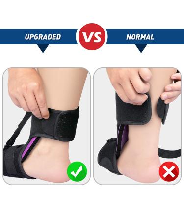 2021 Purple Night Splint for Plantar Fasciitis - Adjustable Ankle Brace for Arch & Achilles Support - Women & Men - Buy Online on GoSupps.com