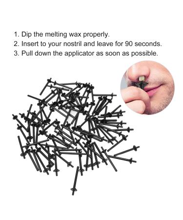 100 Nasal Wax Chopsticks - One-Way Nose Hair Removal PP Wax Sticks & Spatula Strips for Easy Nostrils Cleaning | International Shipping - Buy Online on GoSupps.com