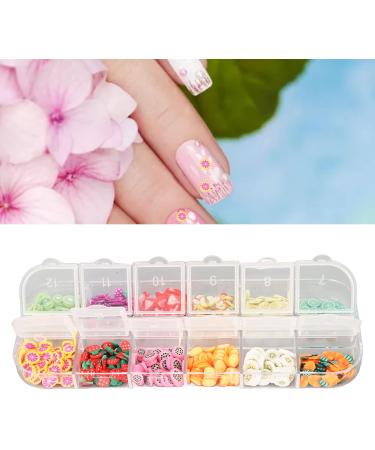 Fruit Nail Glitter Sequin Decorative 5 Boxes Fruit Nail Art Glitter for Party - Buy Online on GoSupps.com