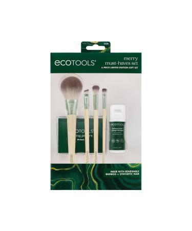 EcoTools Merry Must-Haves Kit | Eco-Friendly 6-Piece Makeup Brush Set with Shampoo & Cleanser - International Shipping - Buy Online on GoSupps.com