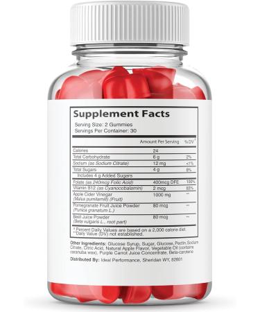 Ketosis Start ACV Gummies 500mg (60 Gummies) - Apple Cider Vinegar Advanced Formula - Buy Online on GoSupps.com