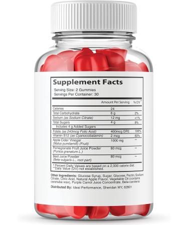Nano Slimx Keto ACV Gummies - 60 Gummies - Buy Online on GoSupps.com