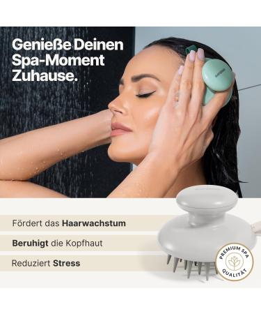 Imperio Scalp Massage Brush for Hair Growth - Premium Pink Scalp Massager for Circulation & Relaxation - Use on Dry & Wet Hair - Buy Online on GoSupps.com