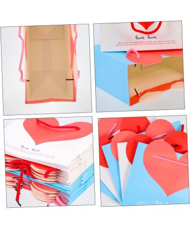 KOMBIUDA 20pcs Love Handbag Merchandise Bags Girl Gift Bag Birthday Gift Bags Bulk Girl Birthday Gift Baby Gift Bags Baby Shower Goodies Bags Goodies Pouches Bride Paper Party Bag Medium - Buy Online on GoSupps.com