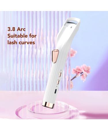 Verdant Touch Electric Eyelash Curler 2 in 1 Heated Eyelash Curler with Hair Dryer Larger Heating Silicone Pad Rechargeable Electric Lash Curler - Buy Online on GoSupps.com
