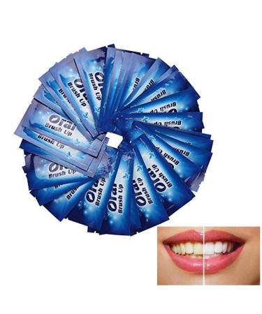 ANGGREK 50Pcs Wipes Clean Teeth Wipe Dental Cleaning Tool for Oral Deep Cleaning