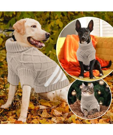 EMUST Soft Turtleneck Dog Sweater for Sphynx, Chihuahuas, Bulldogs - Size Small - Buy Online on GoSupps.com