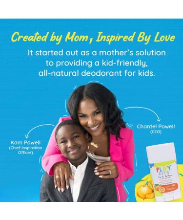 PLAY PITS Happy Scent Natural Kids Deodorant | Aluminum-Free for Sensitive Skin | Lavender & Shea Butter Infused - 2.65 fl.oz - Buy Online on GoSupps.com